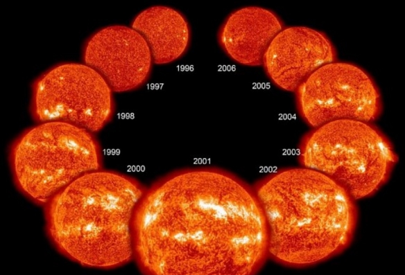 吓坏科学界 NASA拍到太阳北极一块断裂脱落