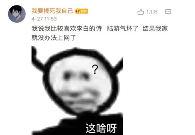 《抖音》陆游气坏了是什么梗