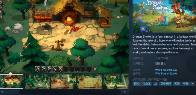 《Dragon Shelter》Steam页面上线 发售日待定