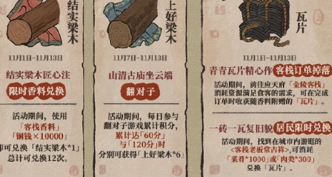 《江南百景图》古庙修复材料怎么获取