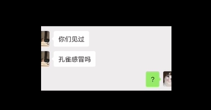 网络用语孔雀感冒是什么梗