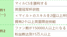 《赛马娘》富士奇迹技能进化条件一览