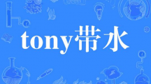 网络用语tony带水是什么梗