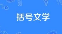 网络用语括号文学是什么梗