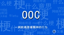 网络用语OOC是什么梗