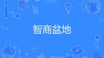 网络用语智商盆地是什么梗