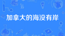 网络用语加拿大的海没有岸是什么梗