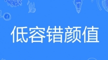 网络用语低容错颜值是什么梗