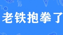 网络用语老铁抱拳了是什么梗